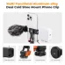 K&F Concept KF31.094 MS-18 Double Cold Shoe Mobile Holder K&F Concept KF31.094 MS-18 Double Cold Shoe Mobile Holder