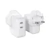 Apple A2676 35W Dual Port 3 Pin Charger Adapter #MWZK38/A