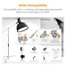 K&F Concept KF34.037 KF34.037 Stainless Steel Heavy Duty C-Stand with Boom Arm