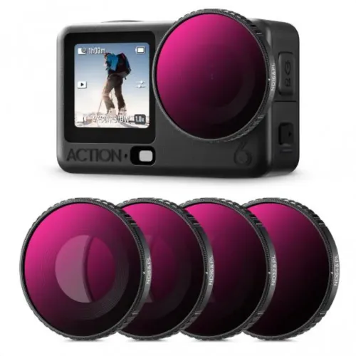 K&F Concept SKU.2710 Filter Set for DJI Osmo Action 6 Camera