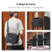 K&F Concept KF13.221 Crossbody Waterproof Hard Shell Camera Sling Bag