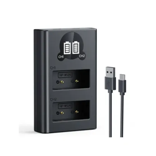 K&F Concept KF28.0106 Dual-Slot LCD Quick Charger Kit K&F Concept KF28.0106 Dual-Slot LCD Quick Charger Kit