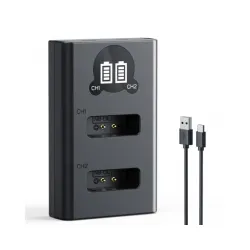 K&F Concept KF28.0129 Dual-Slot LCD Quick Charger Kit K&F Concept KF28.0129 Dual-Slot LCD Quick Charger Kit