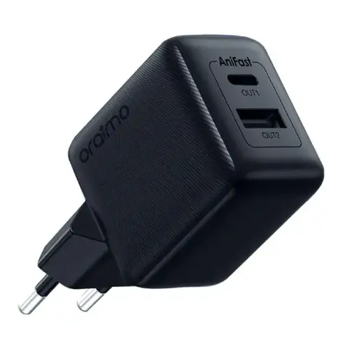 Oraimo Cannon 18D Dual Port 18W Charger Adapter with Lighting Cable Oraimo Cannon 18D Dual Port 18W Charger Adapter with Lighting Cable