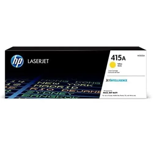 HP 415A Yellow Original LaserJet Toner Cartridge (Bundle With Full Set)
