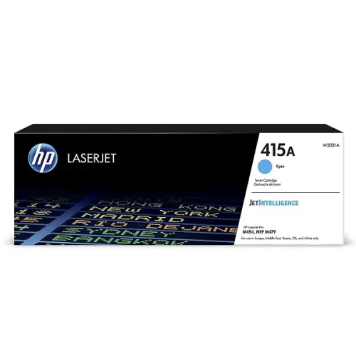 HP 415A Cyan Original LaserJet Toner Cartridge (Bundle With Full Set)