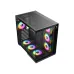 T-Wolf YORU ARGB Mid-Tower ATX Gaming Casing Black