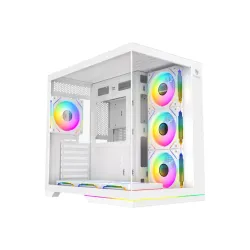 T-Wolf YORU ARGB Mid-Tower ATX Gaming Casing White