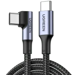 UGREEN US334 Type-C to Type-C Right Angle 1m Cable #70643