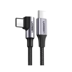 UGREEN US255 Type-C to Type-C PD Fast Charging Right Angle 2m Cable #50125