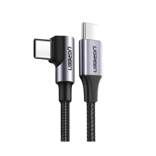UGREEN US255 Type-C to Type-C PD Fast Charging Right Angle 2m Cable #50125