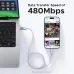 UGREEN L509 Type-C to Type-C PD Fast Charging 1m Cable #65092 UGREEN L509 Type-C to Type-C PD Fast Charging 1m Cable #65092