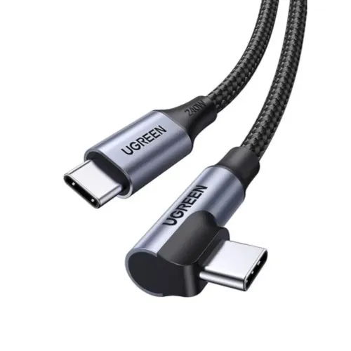 UGREEN L536 Type-C to Type-C Right Angle 1m Cable #85225 UGREEN L536 Type-C to Type-C Right Angle 1m Cable #85225