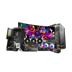 AMD Ryzen 9 9950X3D2 Gaming PC With Monitor
