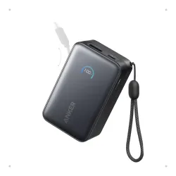 Anker Nano 10000mAh 45W Power Bank with Built-in Type-C Cable