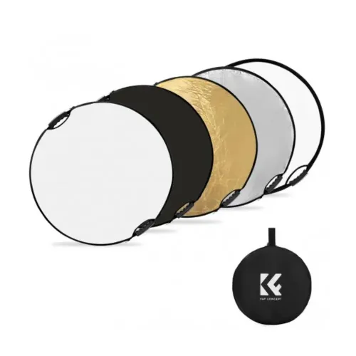K&F Concept KF18.0005 80cm 5 in 1 Circular Lighting Reflector K&F Concept KF18.0005 80cm 5 in 1 Circular Lighting Reflector