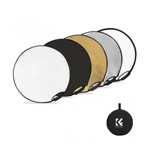 K&F Concept KF18.0004 60cm 5 in 1 Circular Lighting Reflector K&F Concept KF18.0004 60cm 5 in 1 Circular Lighting Reflector