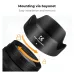 K&F Concept KF03.112 Canon EW-60F Lens Hood