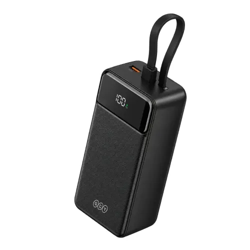 QCY Pulse PB30A 30000mAh 22.5W Power Bank with Built-in Cables