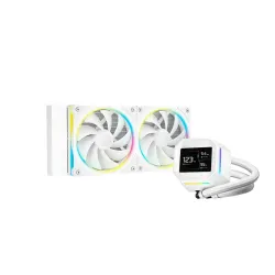 DeepCool LM240 WH 240mm ARGB Liquid CPU Cooler With Display