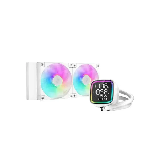 DeepCool LD240 WH 240mm ARGB Liquid CPU Cooler With Display