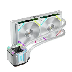 1STPLAYER X-240 ARGB Liquid CPU Cooler White