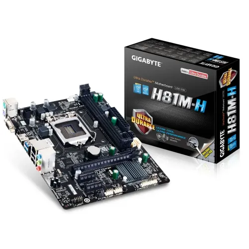 Gigabyte GA-H81M-H M.2 DDR3 Micro ATX Motherboard Gigabyte GA-H81M-H M.2 DDR3 Micro ATX Motherboard