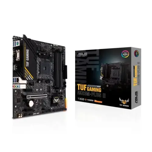 Asus TUF GAMING A520M-PLUS II AMD AM4 microATX Motherboard Asus TUF GAMING A520M-PLUS II AMD AM4 microATX Motherboard