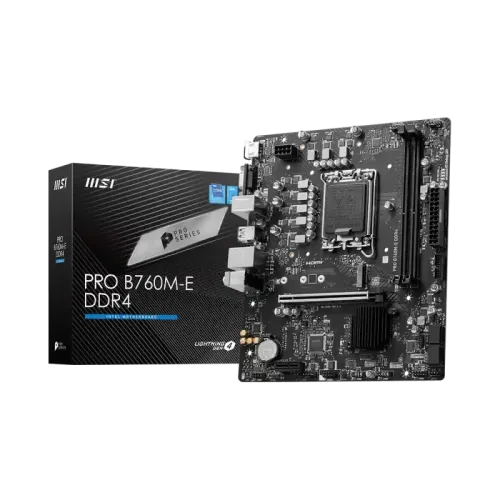 MSI PRO B760M-E DDR4 mATX Motherboard