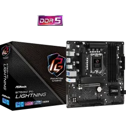 ASRock B760M PG Lightning DDR5 14th, 13th and 12th Gen Micro ATX Motherboard