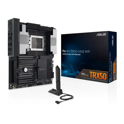ASUS Pro WS TRX50-SAGE WIFI AMD sTR5 Workstation Motherboard ASUS Pro WS TRX50-SAGE WIFI AMD sTR5 Workstation Motherboard