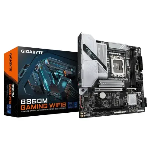 Gigabyte B860M GAMING WIFI6 LGA 1851 MATX Motherboard Gigabyte B860M GAMING WIFI6 LGA 1851 MATX Motherboard