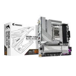 GIGABYTE B650M AORUS ELITE AX ICE DDR5 AMD AM5 mATX Motherboard