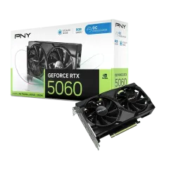 PNY GeForce RTX 5060 8GB OC Dual Fan GDDR7 Graphics Card