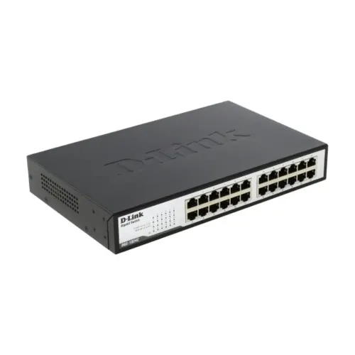D-Link DES-1024C 24 Port 10/100 Unmanaged Rack Mount Switch