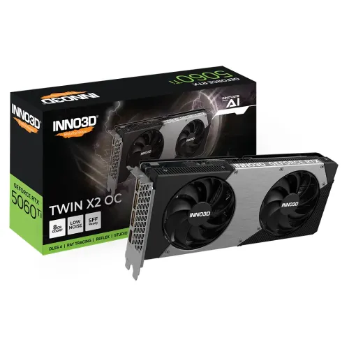 INNO3D GeForce RTX 5060 Ti 8GB TWIN X2 OC Graphics Card