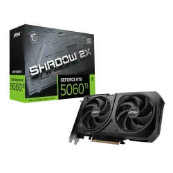 MSI GeForce RTX 5060 Ti 8G SHADOW 2X OC PLUS 8GB GDDR7 Graphics Card