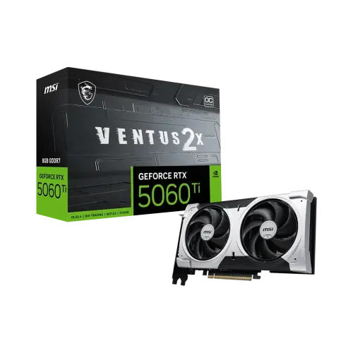 MSI GeForce RTX 5060 Ti 8G VENTUS 2X OC PLUS 8GB GDDR7 Graphics Card