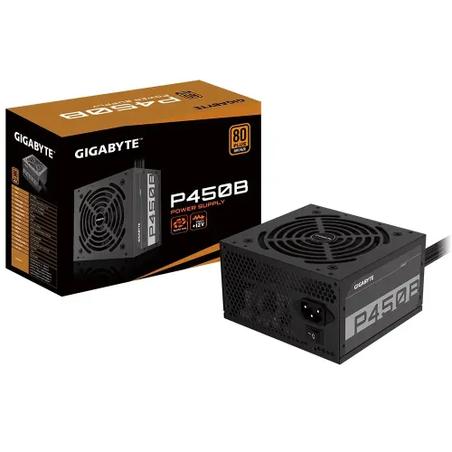 Gigabyte P450B 450W 80 Plus Bronze Certified Power Supply Gigabyte P450B 450W 80 Plus Bronze Certified Power Supply