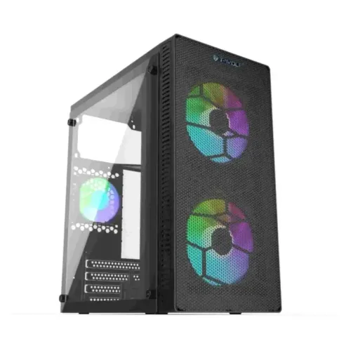 T-Wolf NEOPULSE X3 RGB Mid Tower mATX Gaming Casing T-Wolf NEOPULSE X3 RGB Mid Tower mATX Gaming Casing