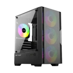 T-Wolf Phantom X4 RGB M-ATX Mid Tower Gaming Case With 200W PSU T-Wolf Phantom X4 RGB M-ATX Mid Tower Gaming Case With 200W PSU
