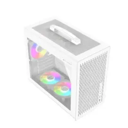 T-Wolf XPLENDER X5 BH ARGB M-ATX Portable Casing White T-Wolf XPLENDER X5 BH ARGB M-ATX Portable Casing White