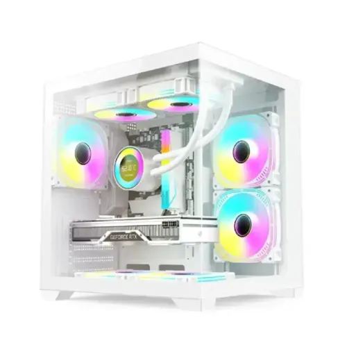 Golden Field S01 M-ATX Gaming Casing White Golden Field S01 M-ATX Gaming Casing White