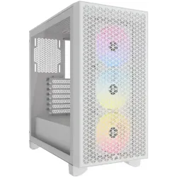 Corsair 3000D RGB AIRFLOW Mid-Tower ATX Casing White Corsair 3000D RGB AIRFLOW Mid-Tower ATX Casing White