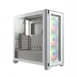 Corsair iCUE 4000X RGB Tempered Glass Mid-Tower ATX Casing (White) Corsair iCUE 4000X RGB Tempered Glass Mid-Tower ATX Casing (White)