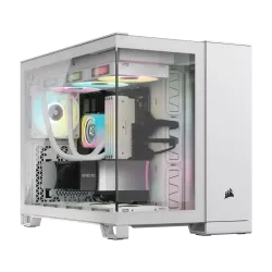 Corsair 2500X Mid-Tower Dual Chamber Casing White Corsair 2500X Mid-Tower Dual Chamber Casing White