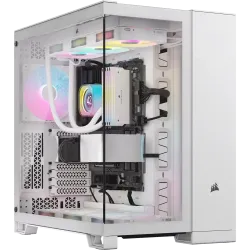 Corsair 6500X Mid-Tower Dual Chamber Casing White Corsair 6500X Mid-Tower Dual Chamber Casing White
