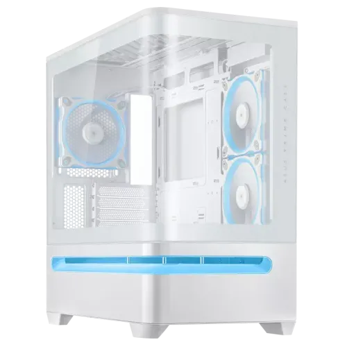 ASUS Prime AP202 ARGB mATX Mid Tower Gaming Casing White
