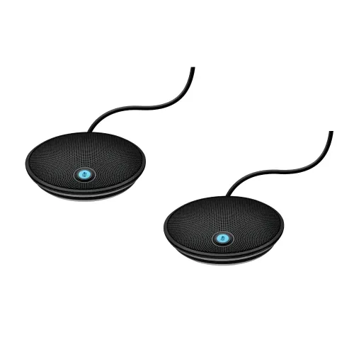 Logitech Group Expansion Microphones (Pair) for Larger Video & Audio Conferencing