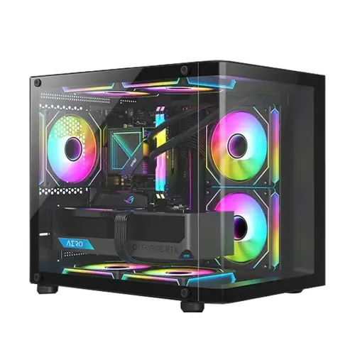 PC Power Icecube Edge Infinity BK mATX Mid Tower Gaming Casing